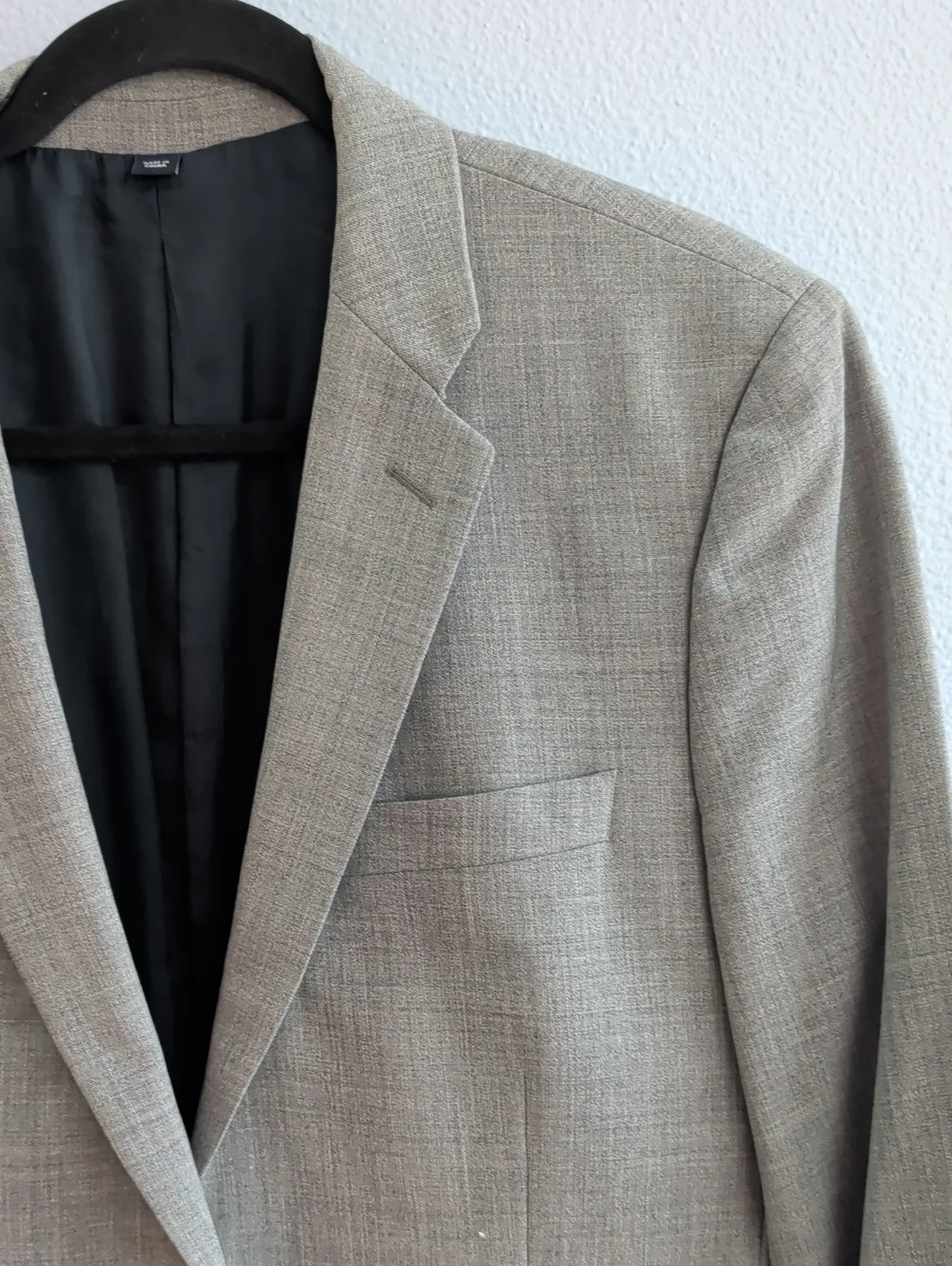 J. Crew Thompson Men's Light Gray Two-Button Sport Coat Blazer